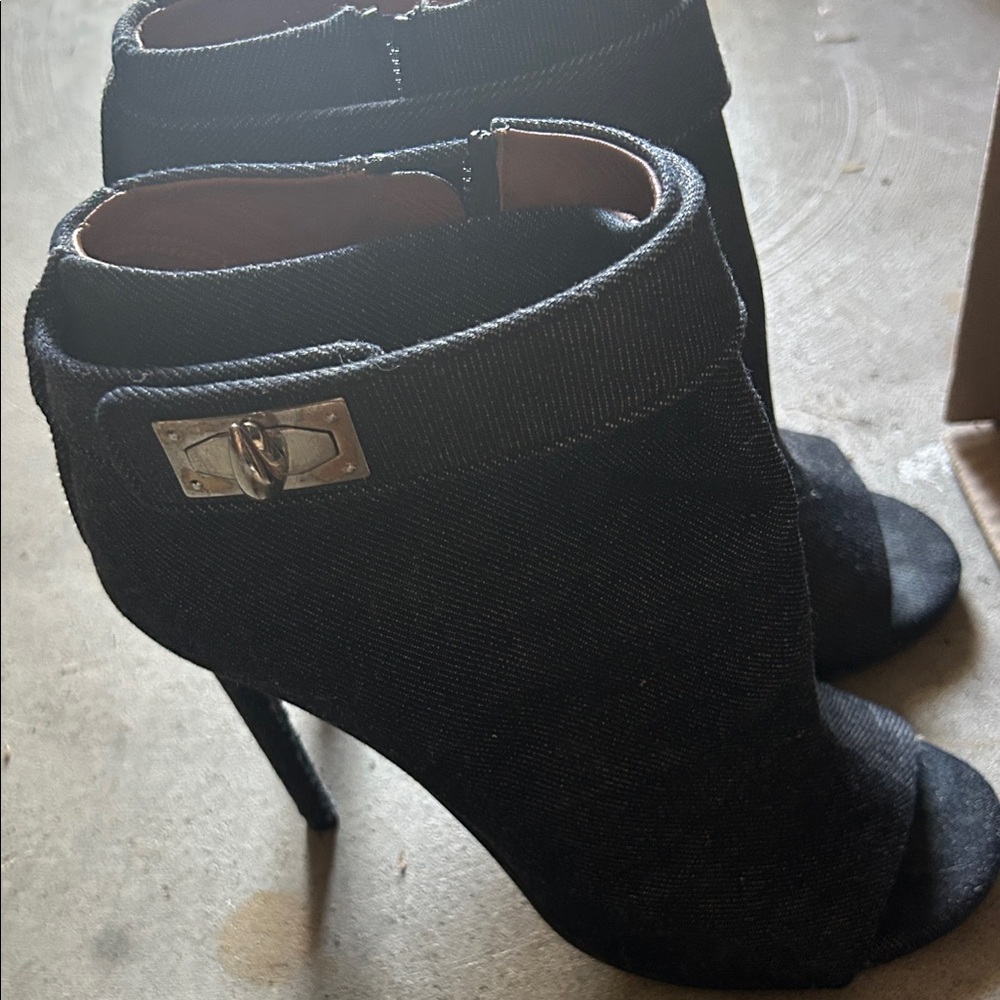 Givenchy Black Heeled Boots